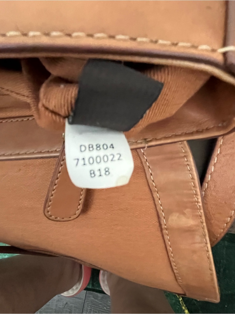Frye Cognac Leather Crossbody Bag 10x8x2.5 - Picture 11 of 13